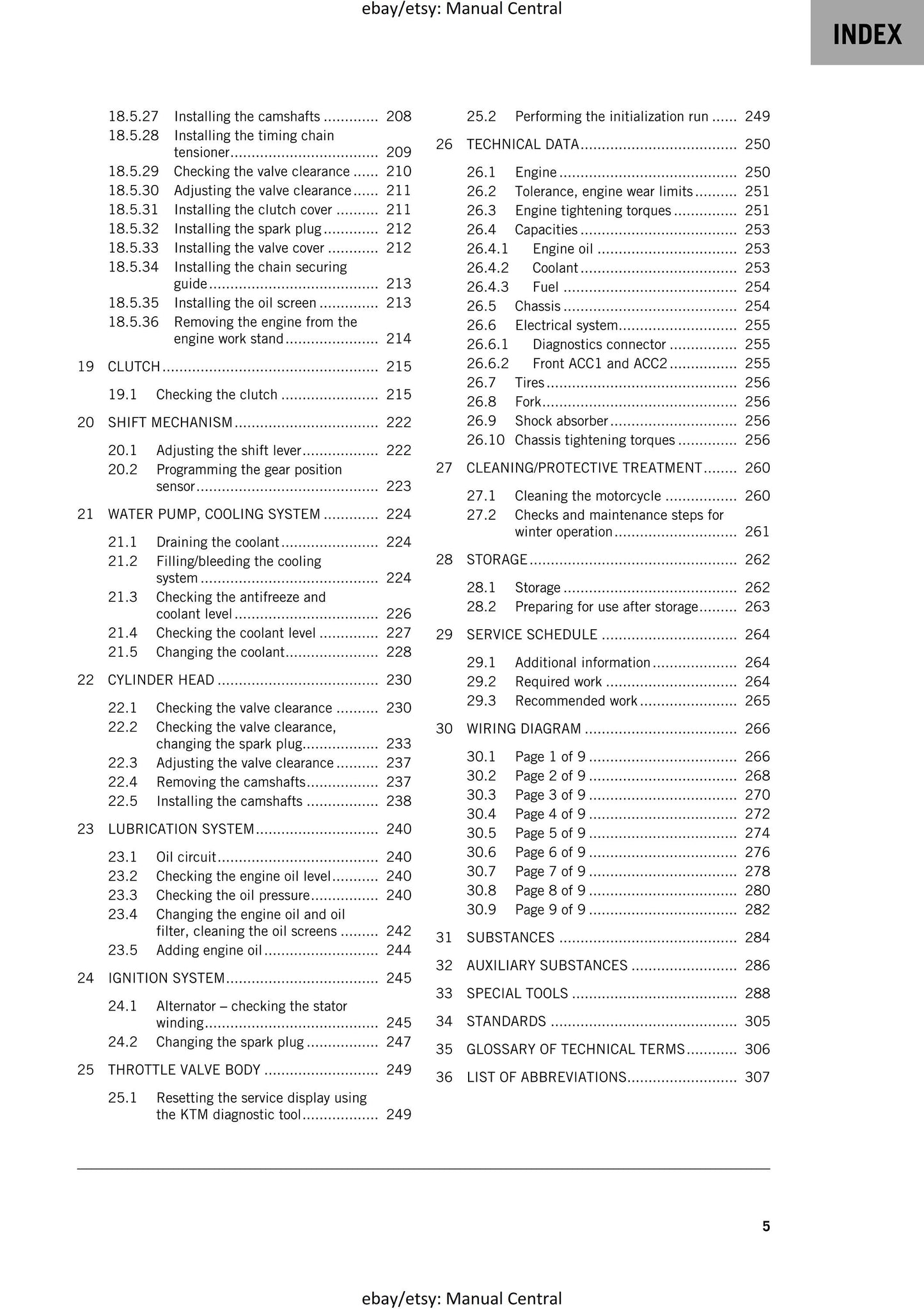 PDF - KTM 2020 - 250 Adventure - Service Workshop Repair Manual