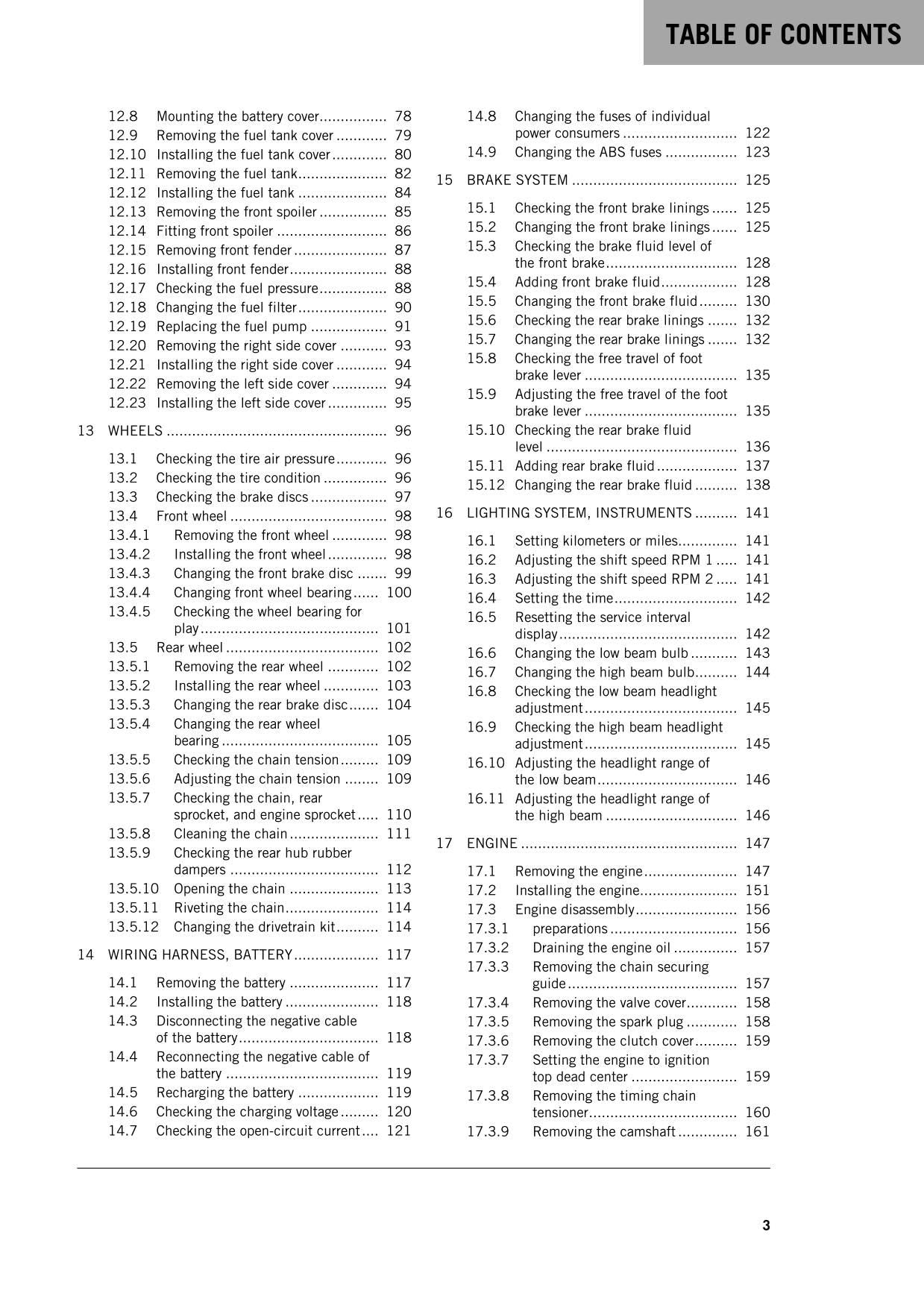 KTM 2016 - RC 250 - Service Workshop Repair Manual