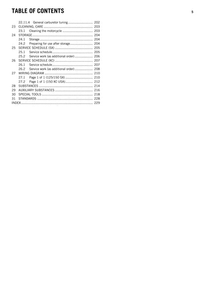 KTM 2013 - 125 150 SX XC - Workshop Service Repair Manuals