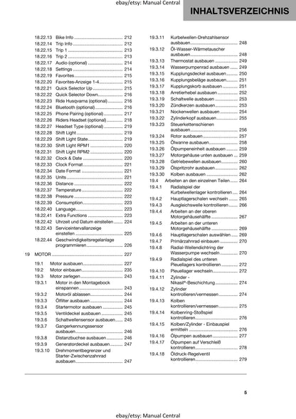 German Language - Husqvarna 2022 - Norden 901 - Reparaturanleitung