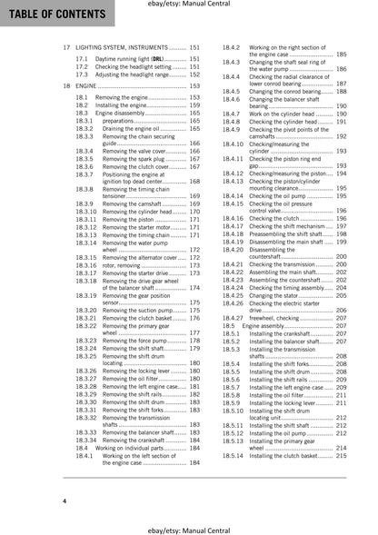 KTM 2017 - 390 Duke - Service Workshop Repair Manual