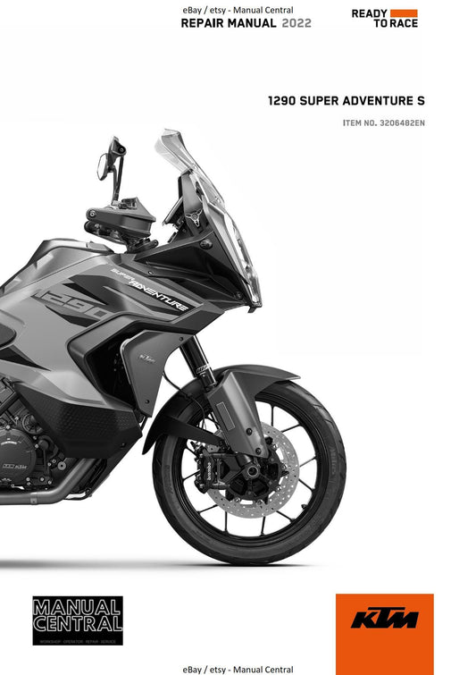 KTM 2022 - 1290 Super Adventure S - Service Workshop Repair Manual