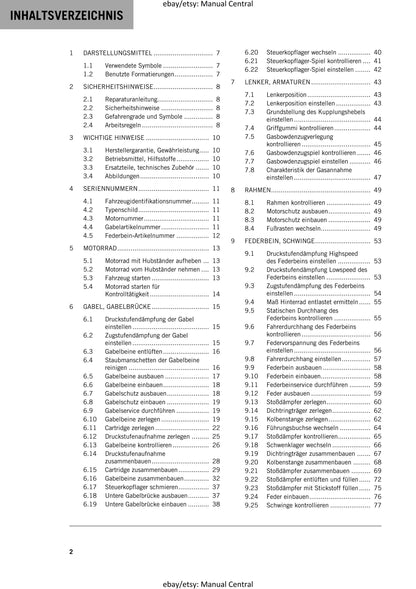German Language - KTM 2023 - 150 Exc Xc-w  - Reparaturanleitung - Service Workshop Repair Manual