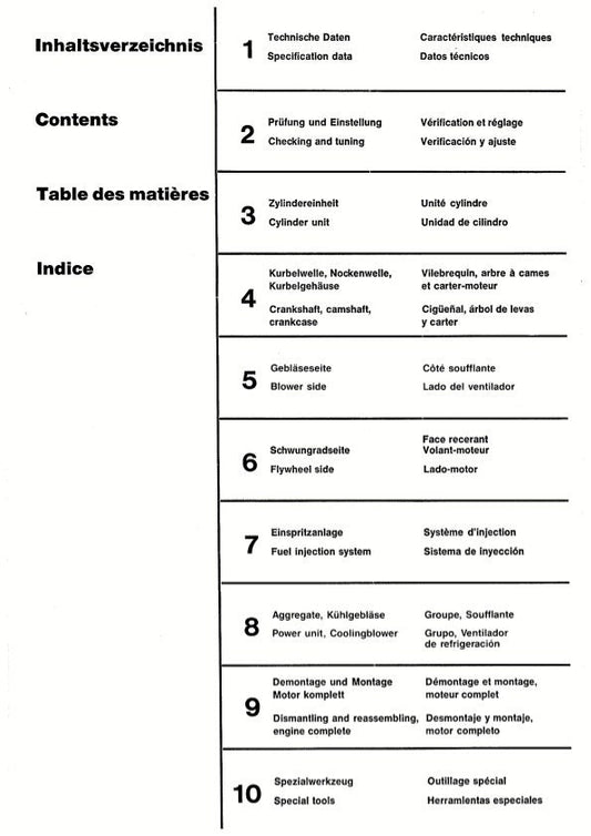PDF - Deutz FL 511 - Werkstatthandbuch - Workshop Manual - Manuel d'Atelier - Manual de Taller
