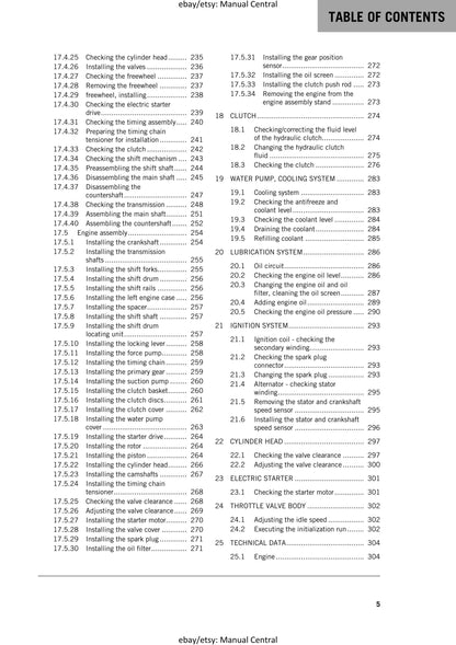 KTM 2017 - 350 Sx-f Xc-f - Service Workshop Repair Manual