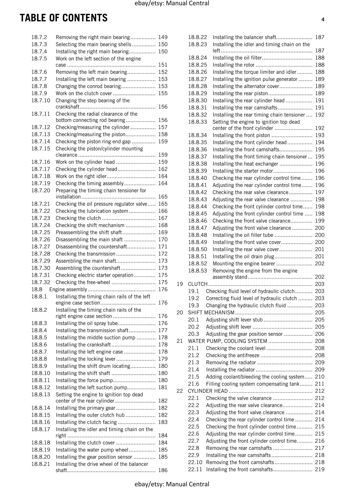 2012 KTM 1190 RC8 R -  Eu Uk Jp Usa - Service Workshop Repair Manual