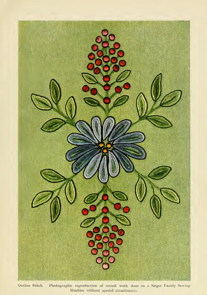 Singer Instructions for Art Embroidery - 1911 edition