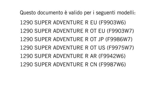 Italian Language - KTM 2023 - 1290 Super Adventure R - Manuale Di Riparazione