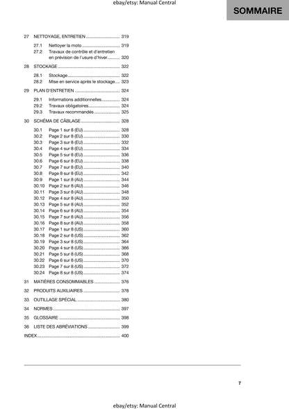 PDF - French Language - Husqvarna 2019 - FE 250 - Manuel De Reparation