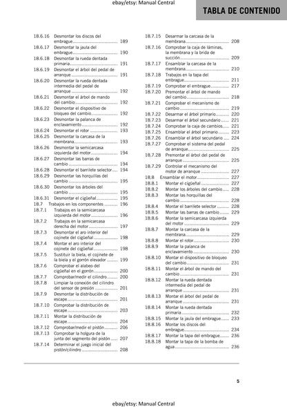 Spanish Language - KTM 2021 - 150 Exc Xc-w Tpi - Manual de Reparacion