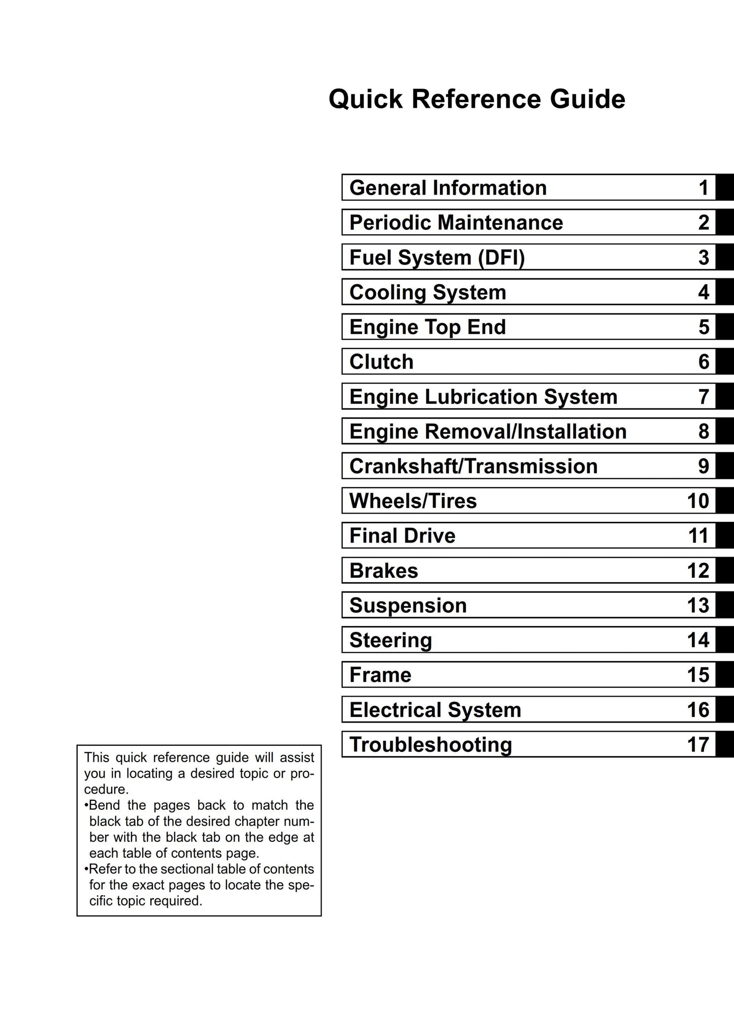 Kawasaki Ninja ZX-12R - 2002 2003 2004 2005 2006 - Workshop Service Repair Manual
