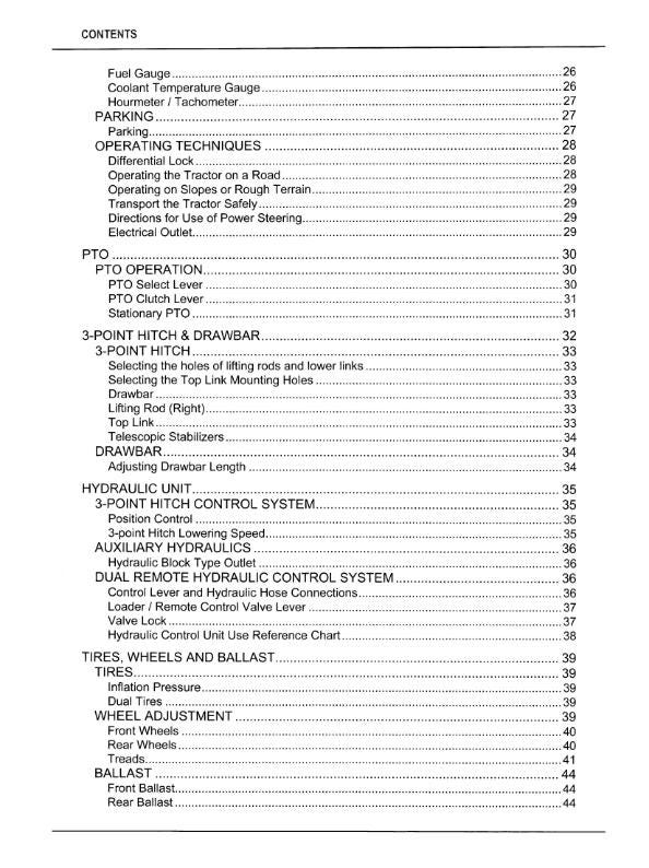 Kubota Tractor - B2301 B2601 - Operator Manual