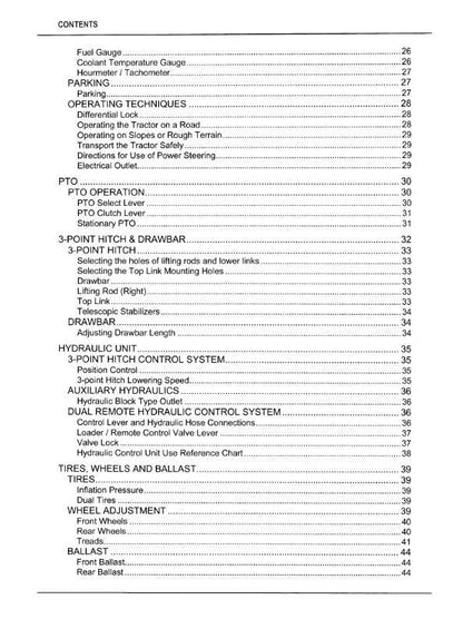 Kubota Tractor - B2301 B2601 - Operator Manual