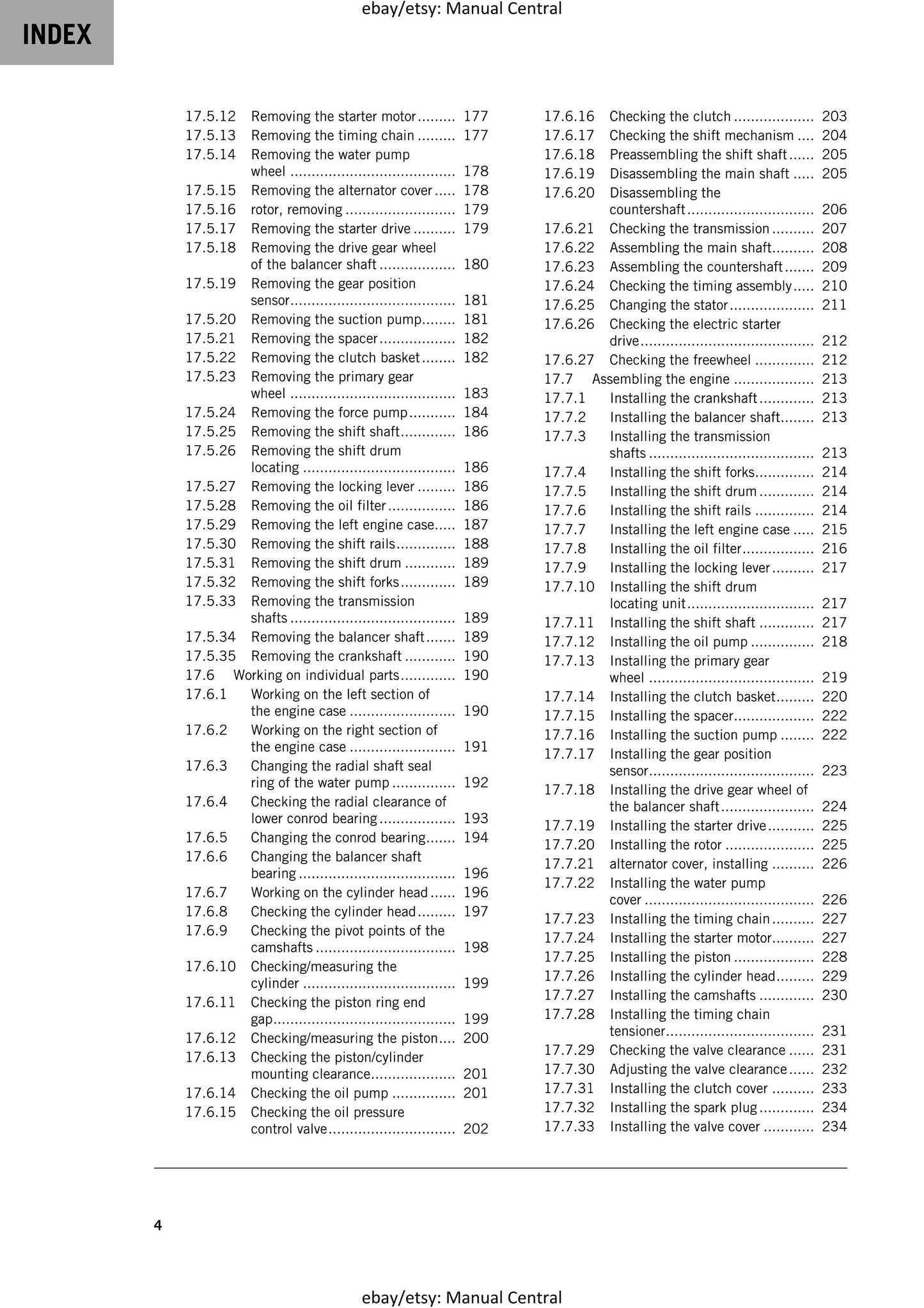 KTM 2020 - RC 390 - Service Workshop Repair Manual