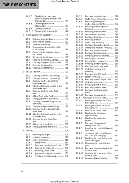 KTM 2017 - 250 XC-F SX-F Factory Edition - Service Workshop Repair Manual