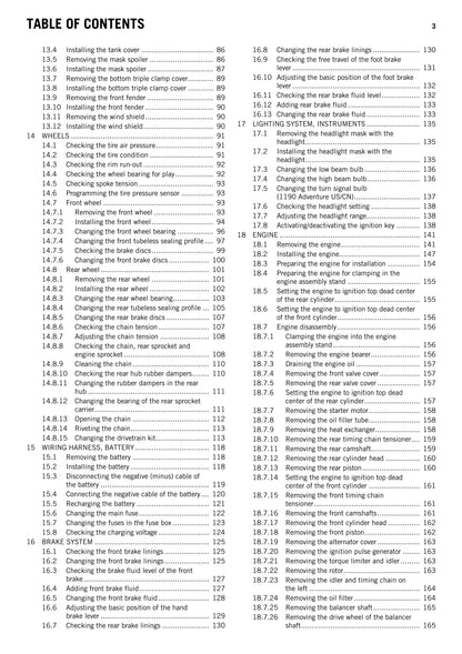 KTM 2015 - 1190 Adventure - Service Workshop Repair Manual