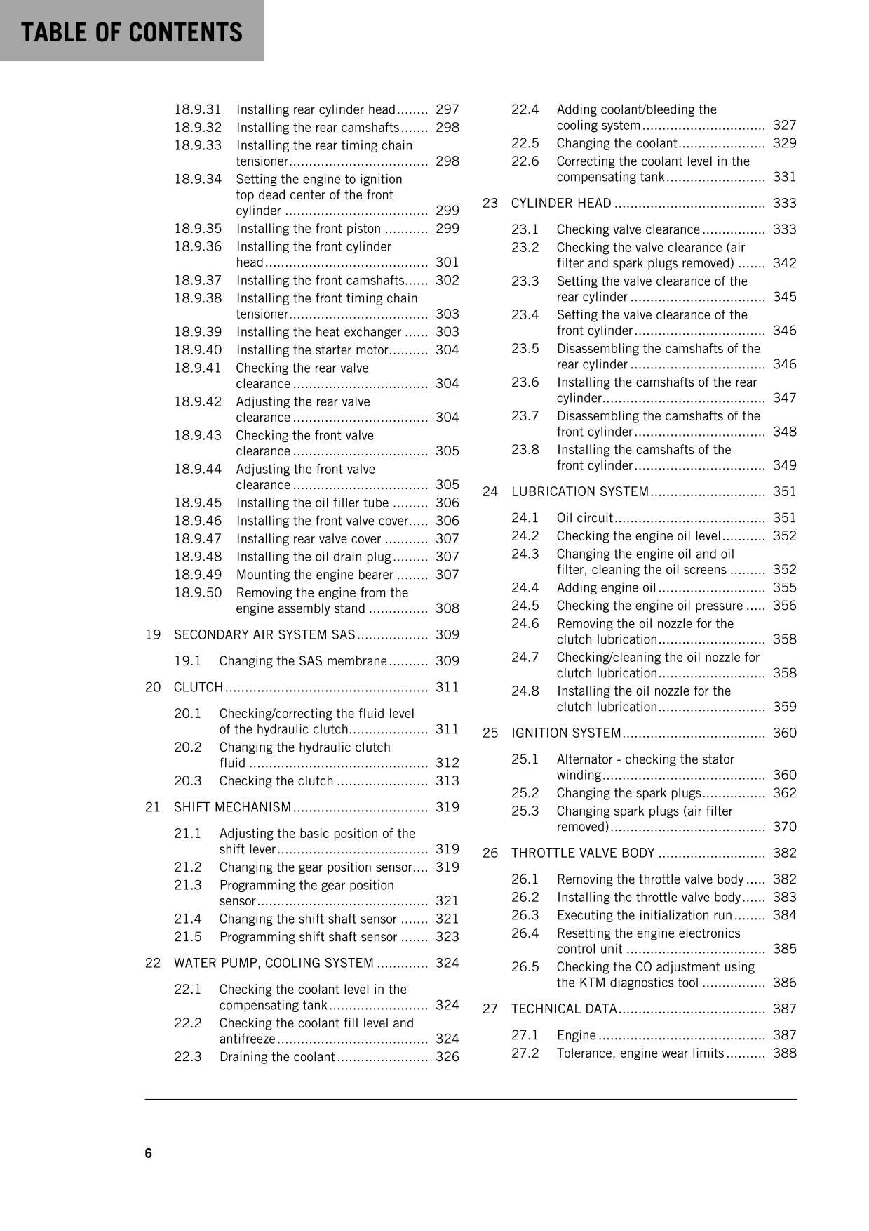 KTM 2016 - 1290 Super Duke GT - Service Workshop Repair Manual
