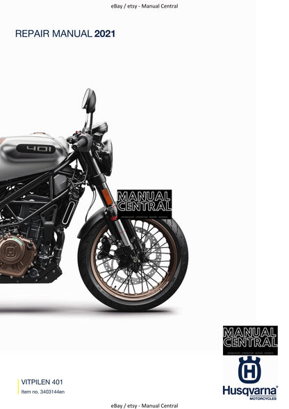 Husqvarna 2021 - Vitpilen 401 - Workshop Service Repair Manual