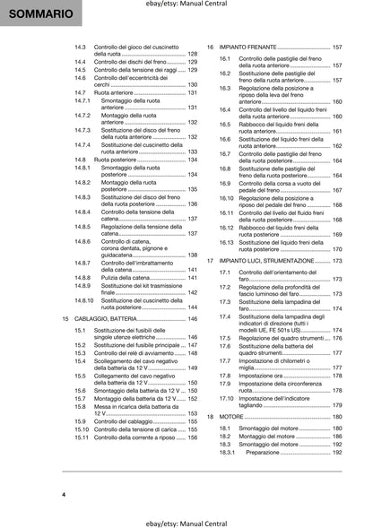 PDF - Italian Language - 2021 Husqvarna - FE 450 501 501s - Manuale Di Riparazione