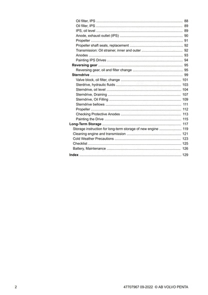 Volvo Penta - D4 D6 - Service & Maintenance Manual