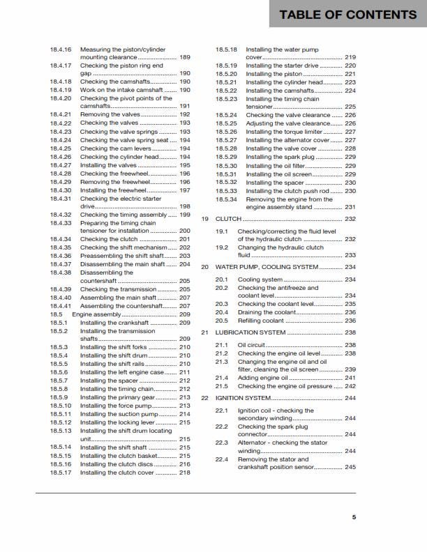 Husqvarna 2016 - FE 250 - Service Workshop Repair Manual