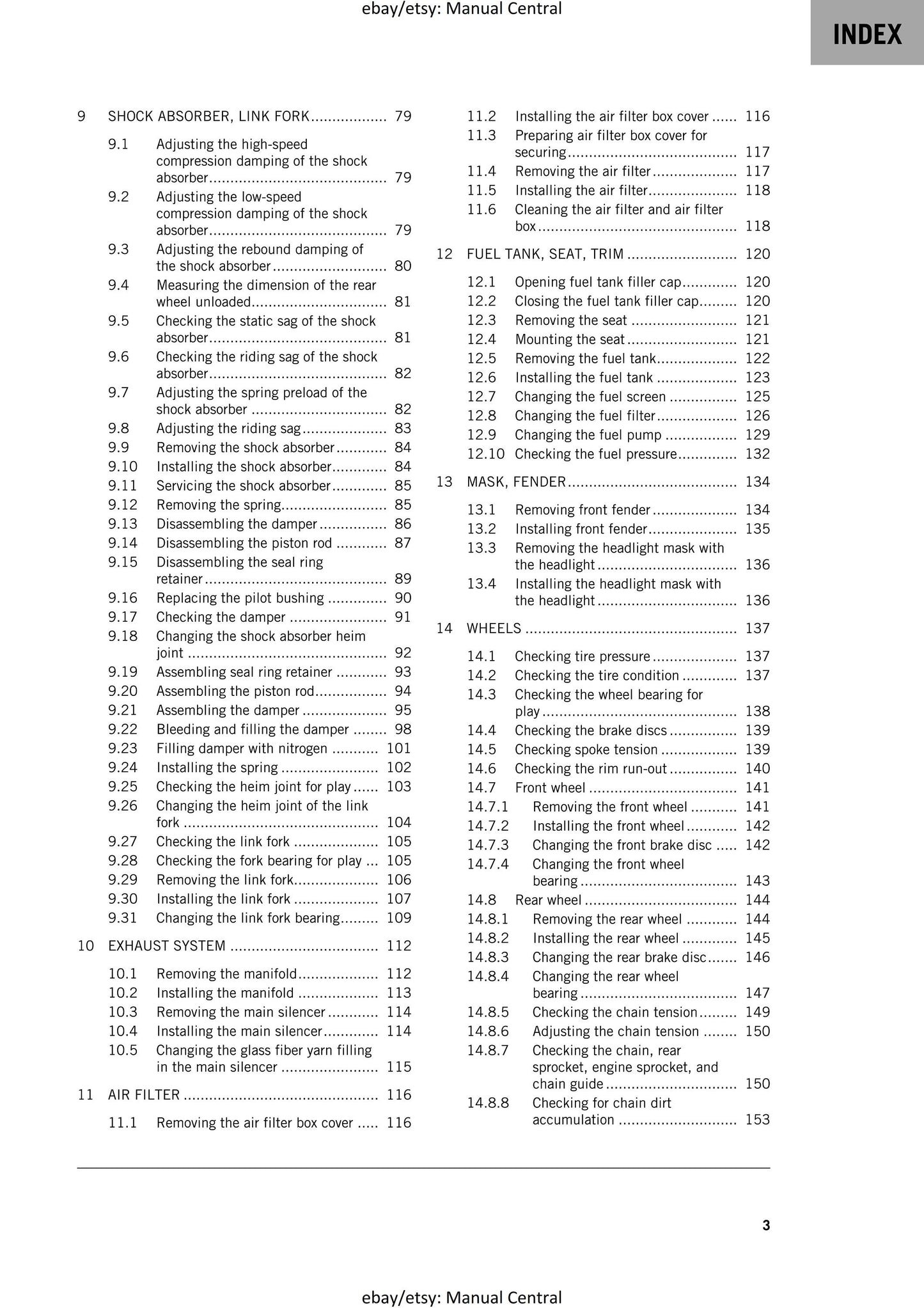 PDF - KTM 2020 - 250 EXC-F Six Days - Service Workshop Repair Manual