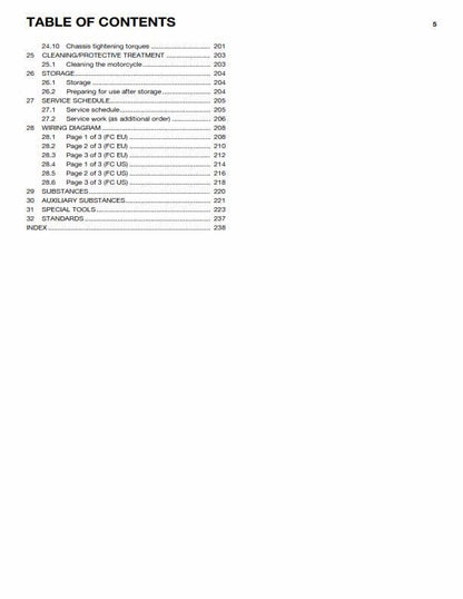Husqvarna 2015 - FC 450 - Service Workshop Repair Manual