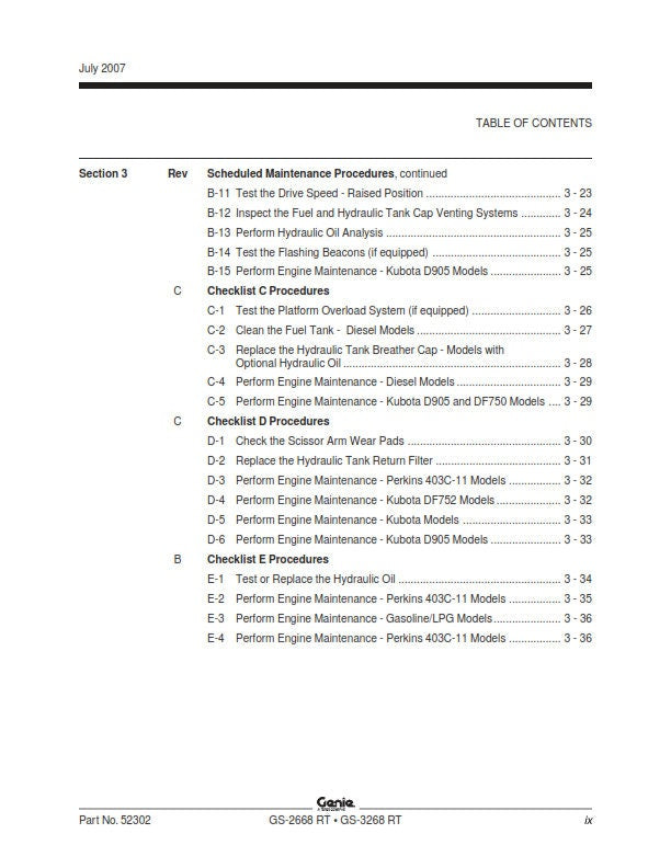 Genie - Service Manual - Gs-2668 Gs-3268 RT