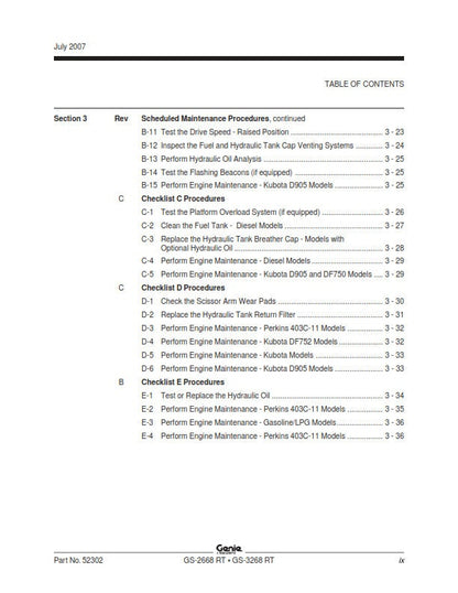 Genie - Service Manual - Gs-2668 Gs-3268 RT