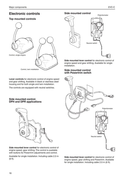 Volvo Penta - D4 D6 D9 D12 D16 - Installation - Electronic Vessel Control