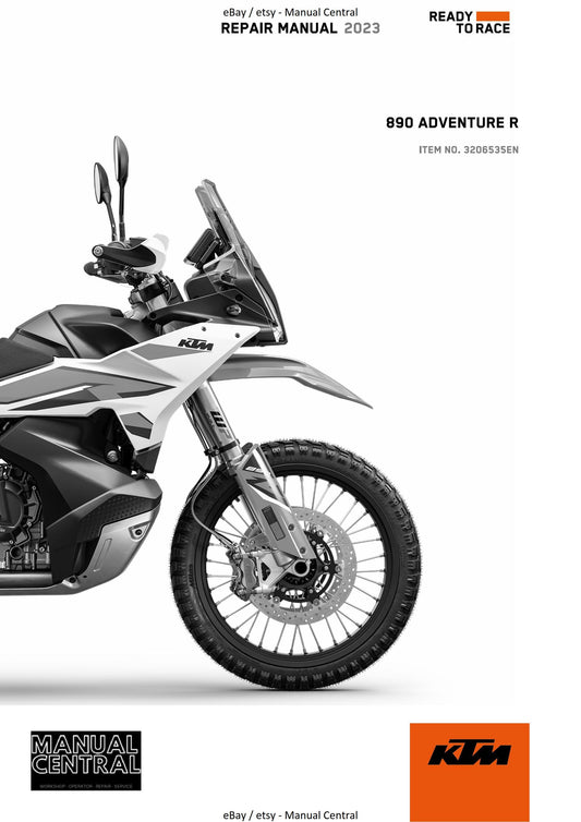 KTM 2023 - 890 Adventure R - Service Workshop Repair Manual