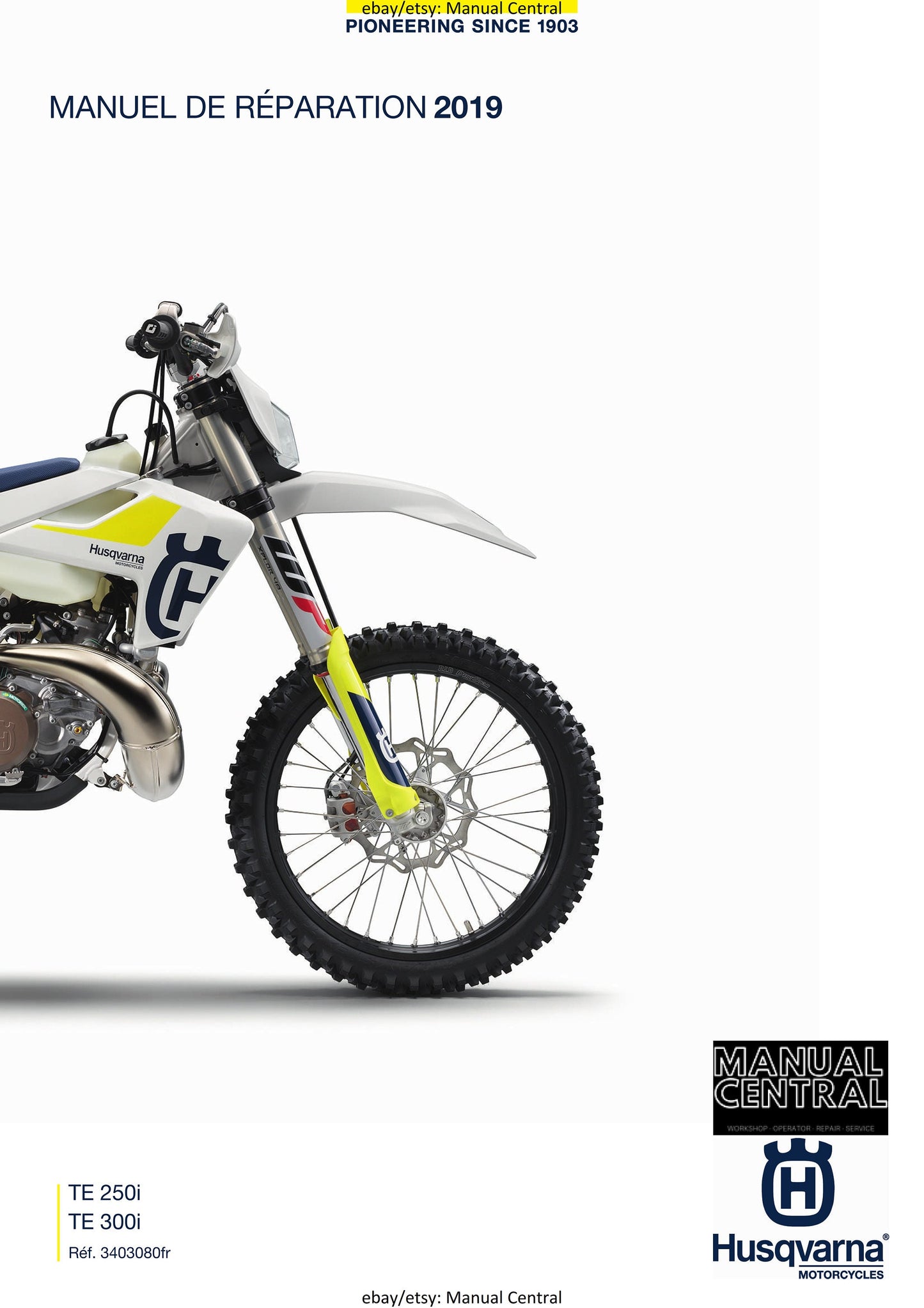PDF - French Language - Husqvarna 2019 - TE 250i 300i - Manuel De Reparation