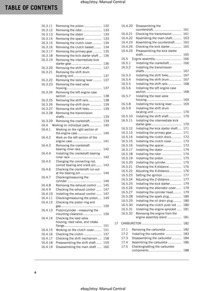 KTM 2017 - 85 SX - Service Workshop Repair Manual
