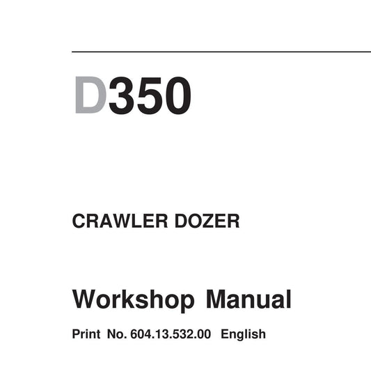 New Holland - D350 Crawler Dozer - Workshop Service Repair Manual