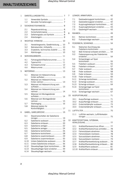 German Language - KTM 2023 - 390 Adventure - Reparaturanleitung - Service Workshop Repair Manual