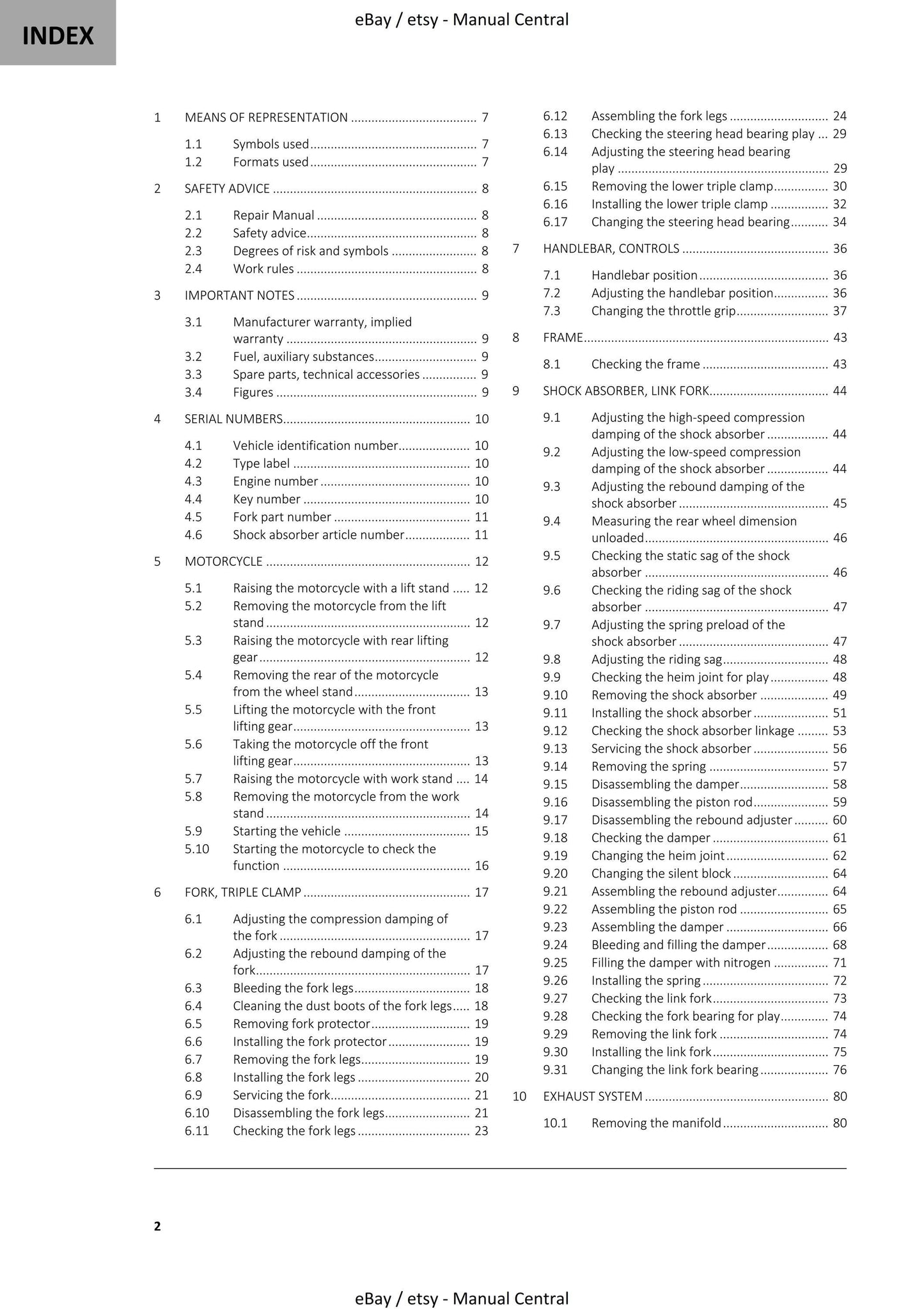 GasGas 2023 - SM 700 EU Edition - Service Workshop Repair Manual
