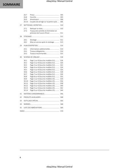 French Language - GasGas 2023 - EC 250 300 - Manuel De Reparation -  Service Workshop Repair Manual