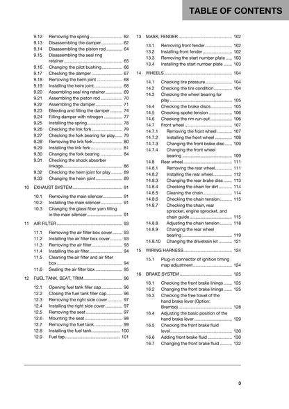 Husqvarna 2018 - TC 125 - Workshop Service Repair Manual