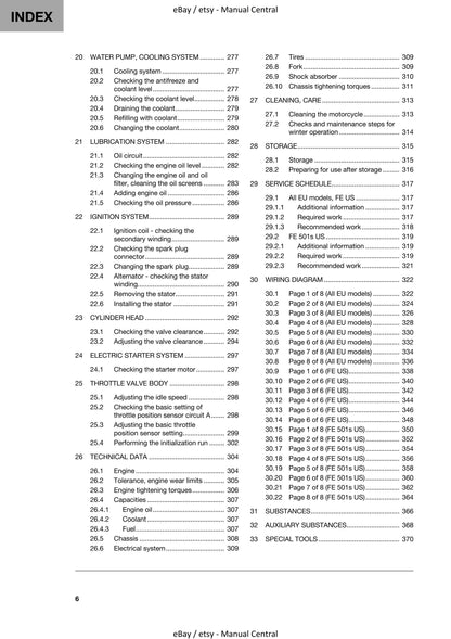 Husqvarna 2021 - FE 450 501 501s - Workshop Service Repair Manual