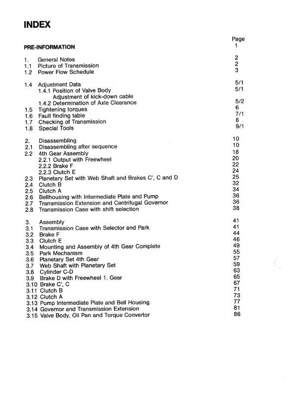 ZF 4 HP 22 - 4HP22 - Service Workshop Repair Manual
