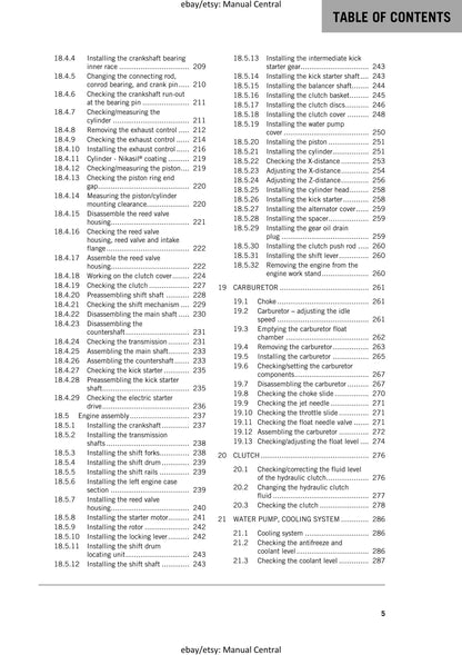 KTM 2017 - 250 300 EXC XC-W Six Days - Service Workshop Repair Manual