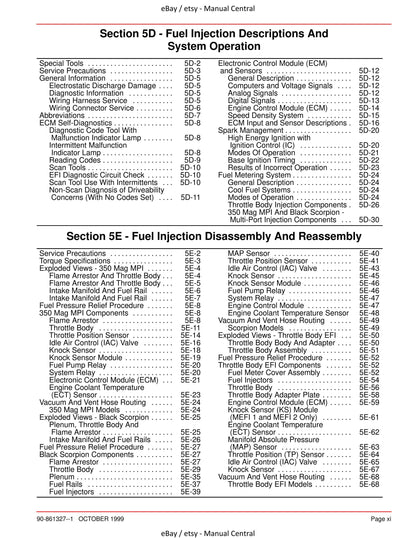 Mercury Mercruiser Service Manual 24 - Marine Engines GM V8 305 350 Cid (5.0L) (5.7L)