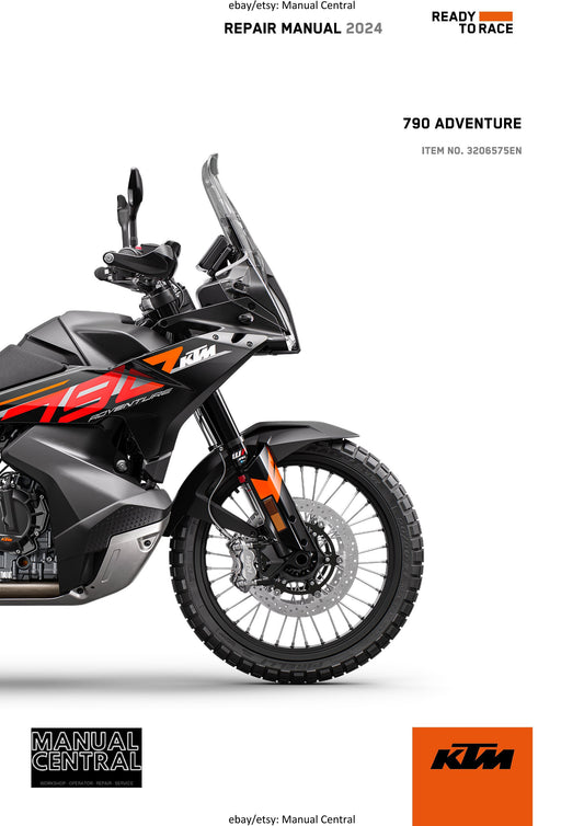 KTM 2024 - 790 Adventure - Service Workshop Repair Manual