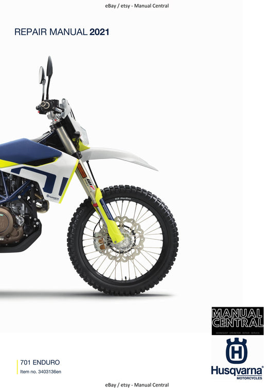 Husqvarna 2021 - 701 Enduro US Edition - Workshop Service Repair Manual