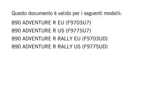 Italian Language - KTM 2021 - 890 Adventure R Rally - Manuale Di Riparazione