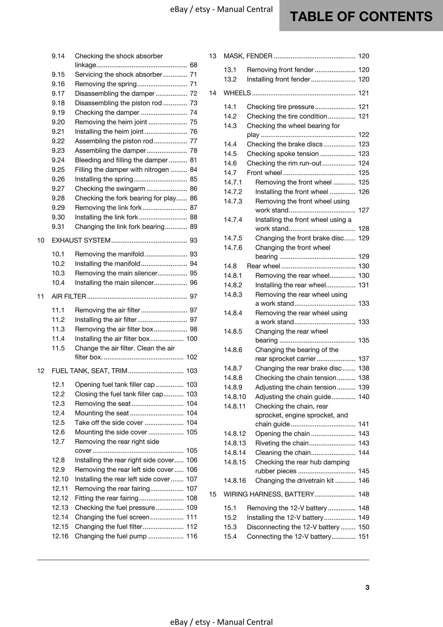Husqvarna 2019 - 701 Enduro - Workshop Service Repair Manual