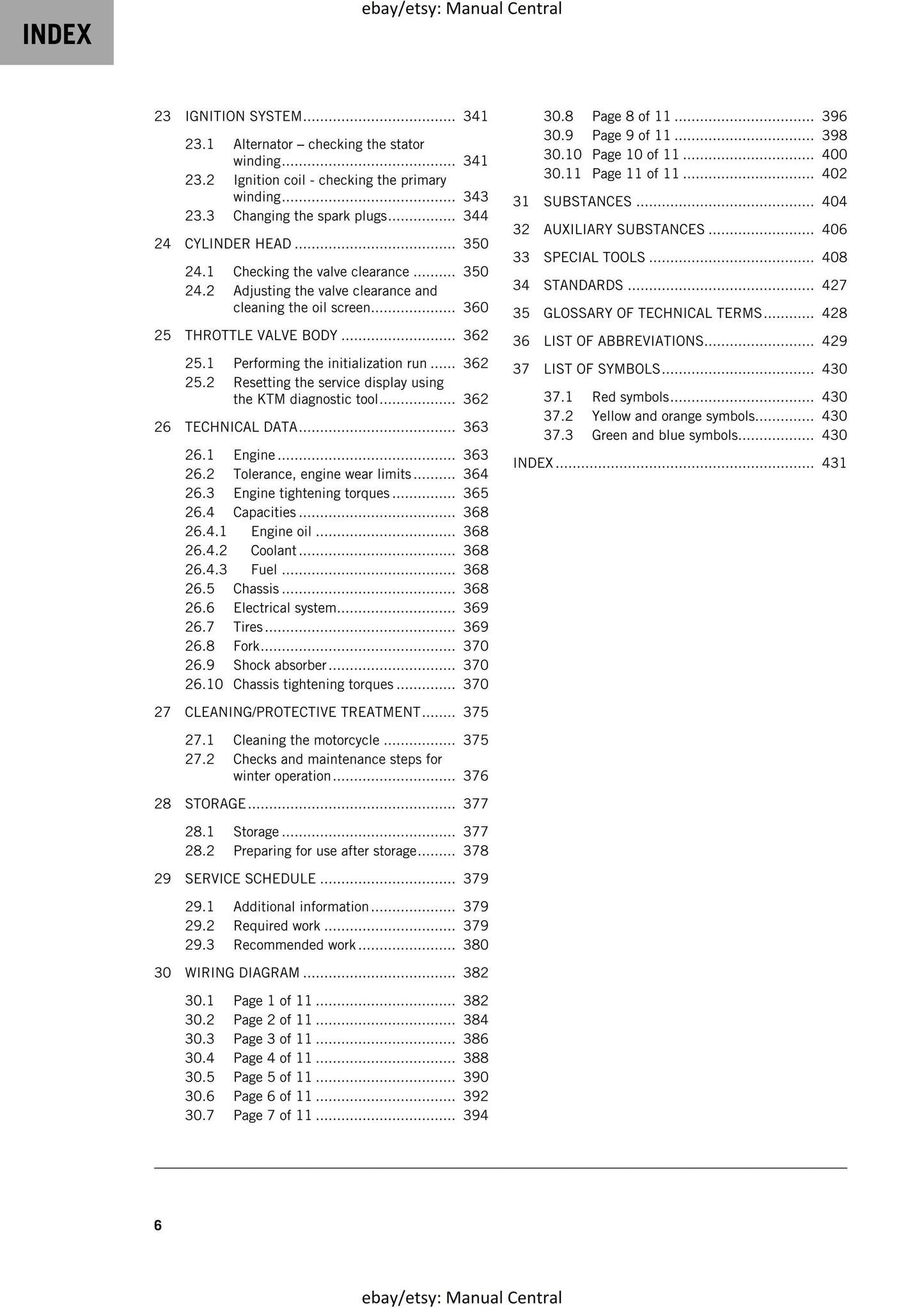 KTM 2021 - 890 Duke & L - Service Workshop Repair Manual