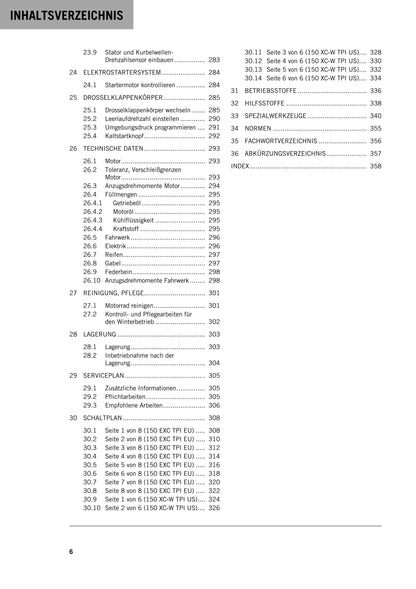 German Language - KTM 2020 - 150 Exc Xc-w Tpi - Reparaturanleitung - Service Workshop Repair Manual