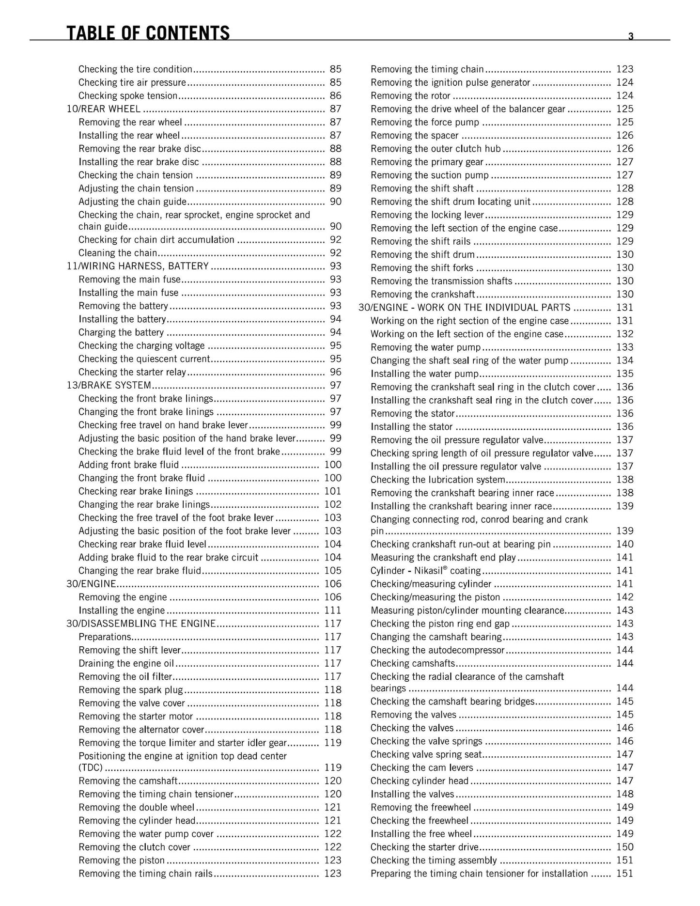KTM 2011 - 450 Sx-f - Service Workshop Repair Manual
