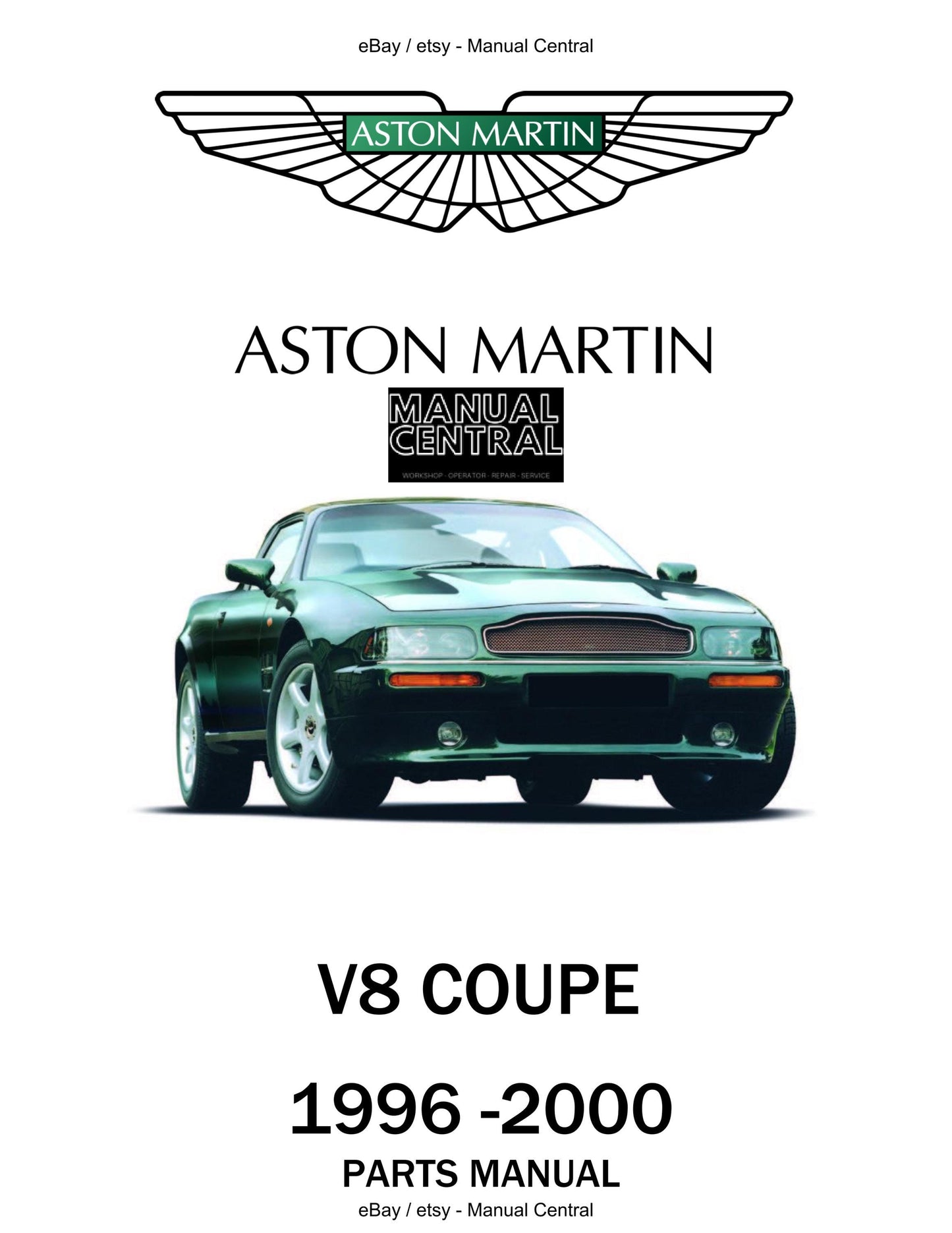 Aston Martin V8 Coupe 1996 to 2000 - Parts Manual
